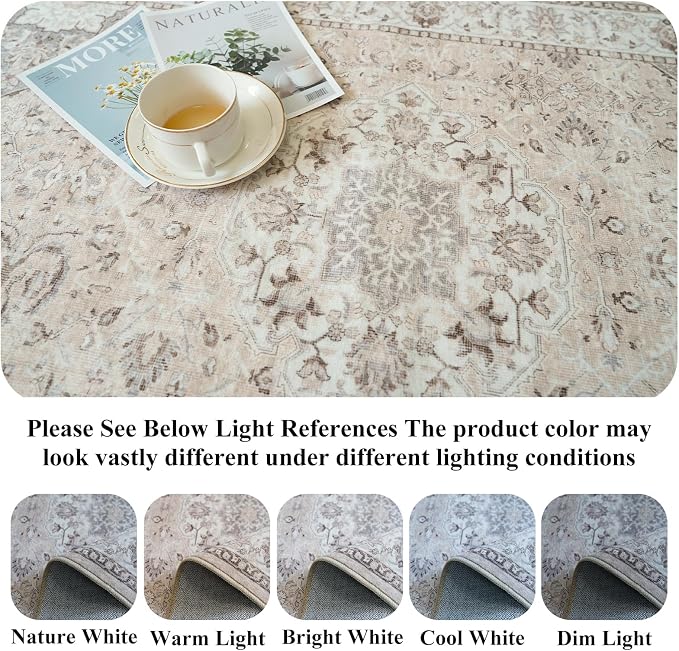 Washable Hallway 3x4 Floor Mats: Farmhouse Non-Slip Kitchen Sink Area Rug - Image 9