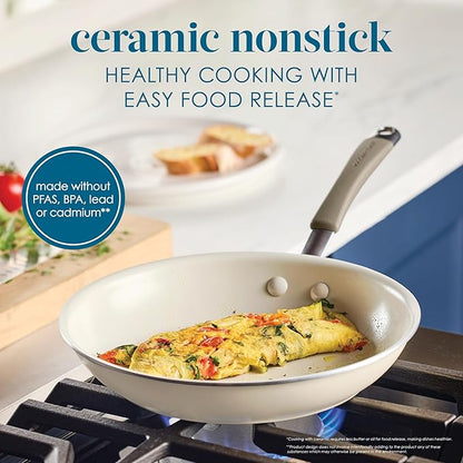 Rachael Ray Cucina Ceramic Cookware Set - Image 3