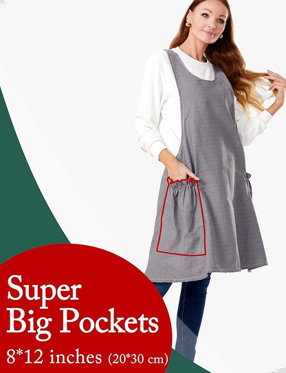 Cozy Adjustable Cross Back Aprons - Image 2