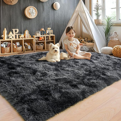 8x10 Area Rugs for Living Room, Ultra Soft Fluffy Large Shaggy Rug Carpet for - Image 2