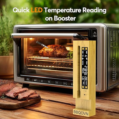 BBQOVN WiFi Sub-1G Wireless Meat Thermometer Unlimited Range 7 NIST Certified - Image 3