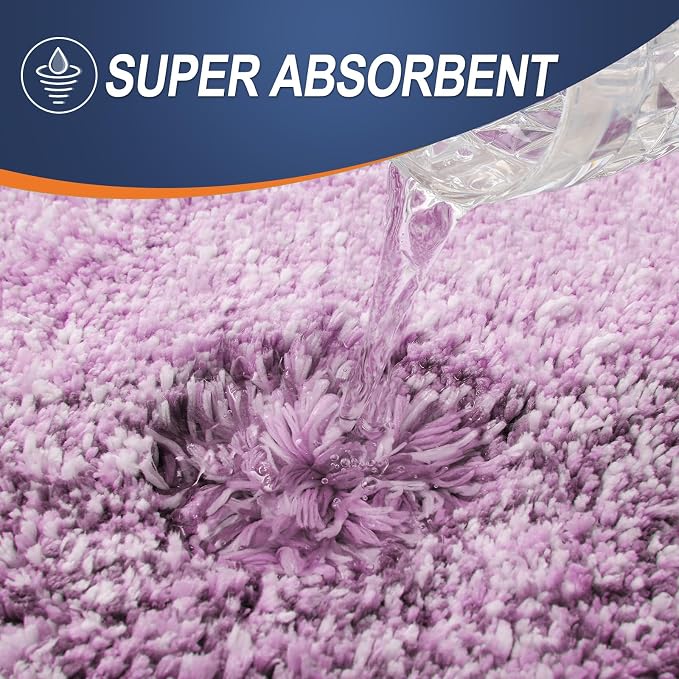 OLANLY Small Bathroom Rugs Mat 24x16, Extra Soft Absorbent Microfiber Bath Rugs - Image 4