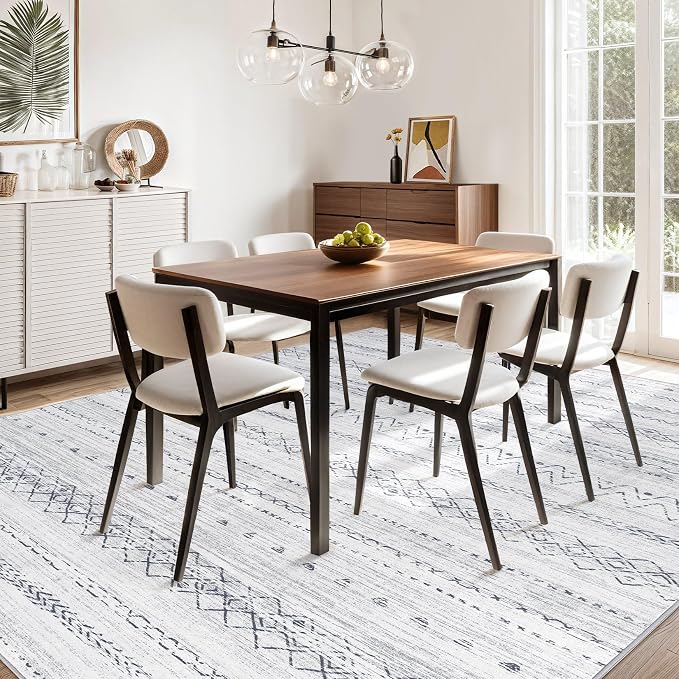 cotiled 10x12 Area Rugs Living Room Rug: Washable Boho Rugs - Image 9