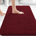OLANLY Bathroom Rugs 36x24, Extra Soft Absorbent Chenille Bath Rugs, Rubber by OLANLY