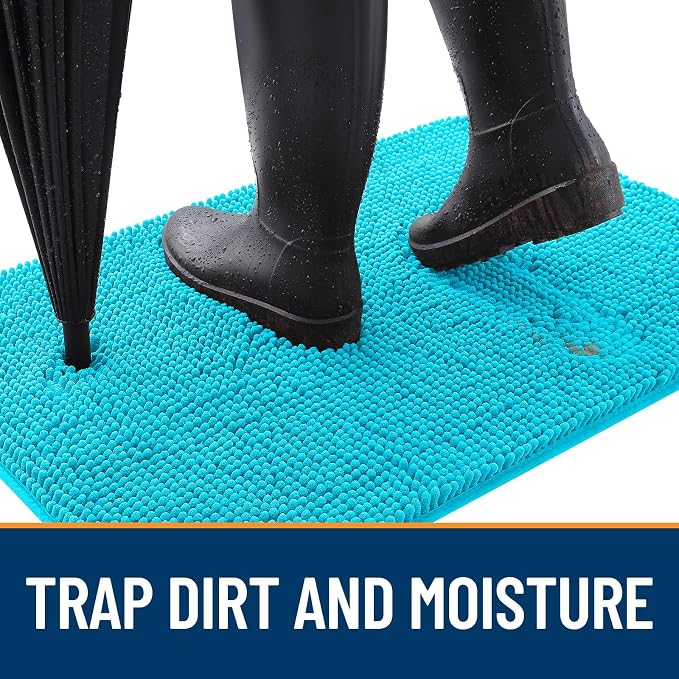 OLANLY Dog Door Mat for Muddy Paws 47x24, Absorbs Moisture and Dirt, Absorbent - Image 2