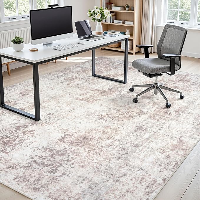 Area Rugs 8x10 Living Room: Large Soft Washable Rug Modern Abstract Anti-Skid - Image 7