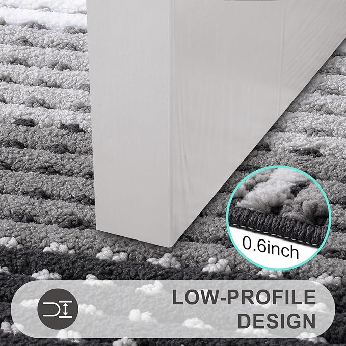 Kitinjoy Indoor Outdoor Door Mat, 47x20 Non-Slip Absorbent Dirt Trapper - Image 4