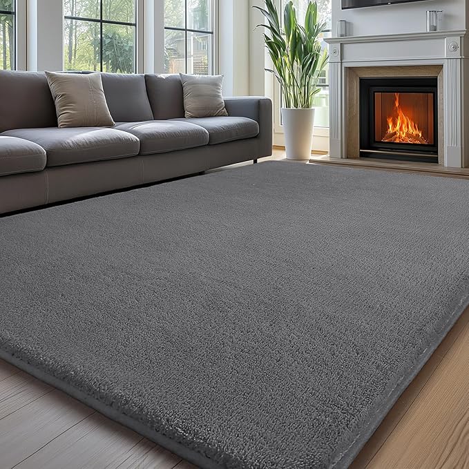 Sour Lemon 9x12 Area Rugs for Living Room, Soft Large Area Rug Fluffy Rugs for by SourLemon