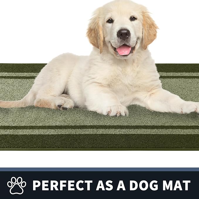 PURRUGS Dirt Trapping Door Mat 34" x 60", Non-Slip Machine Washable Entryway Rug - Image 6