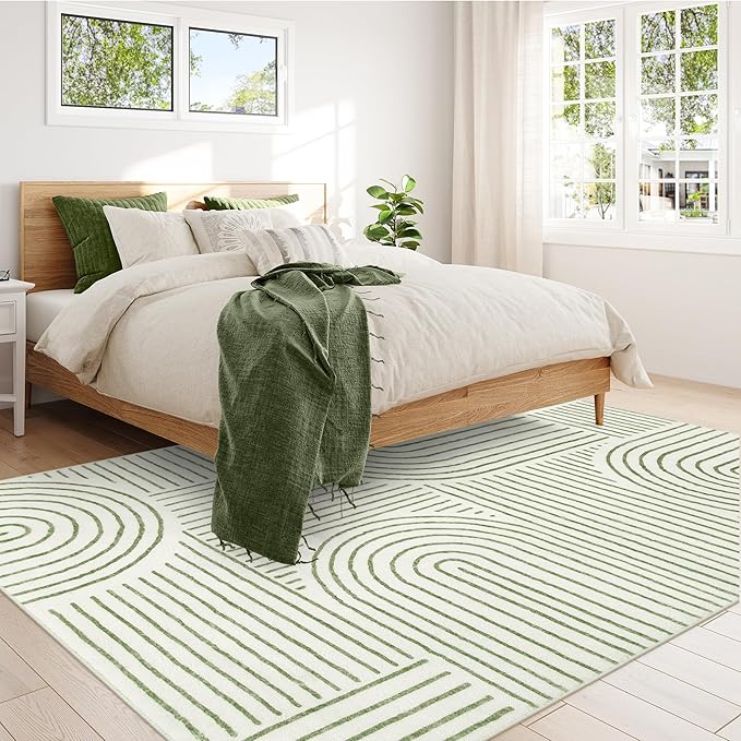 Lahome Abstract 9x12 Area Rugs for Living Room Bedroom, Soft Washable Rugs 9x12 - Image 5