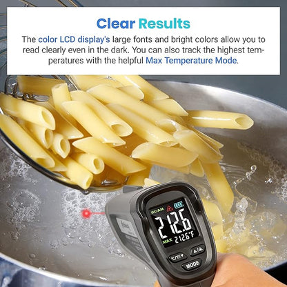 Etekcity Temperature Gun Infrared Thermometer -58°F 1130°F, Digital Laser Heat - Image 5