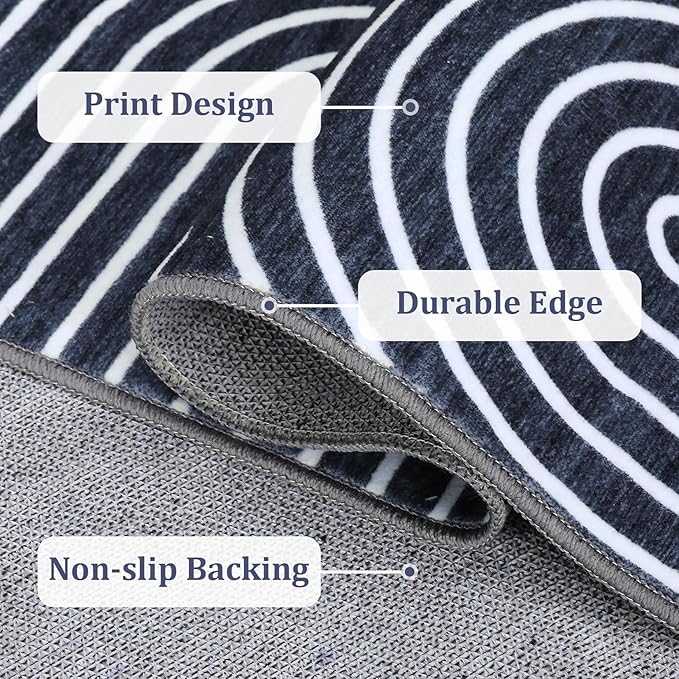 ROYHOME Washable Rug 4x6 Area Rugs - Image 7