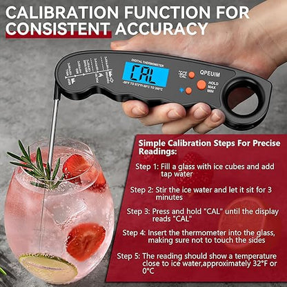 Meat Thermometer Digital, Instant Read Food Thermometer, Waterproof Food - Image 6