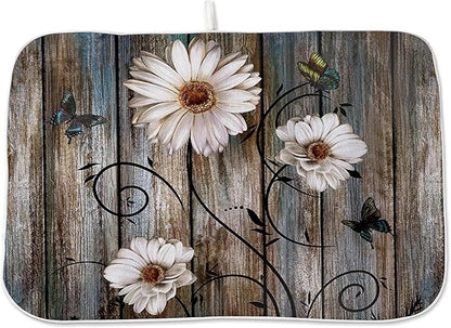 Spring Dish Drying Mat 18x24 Inches by OFIRD