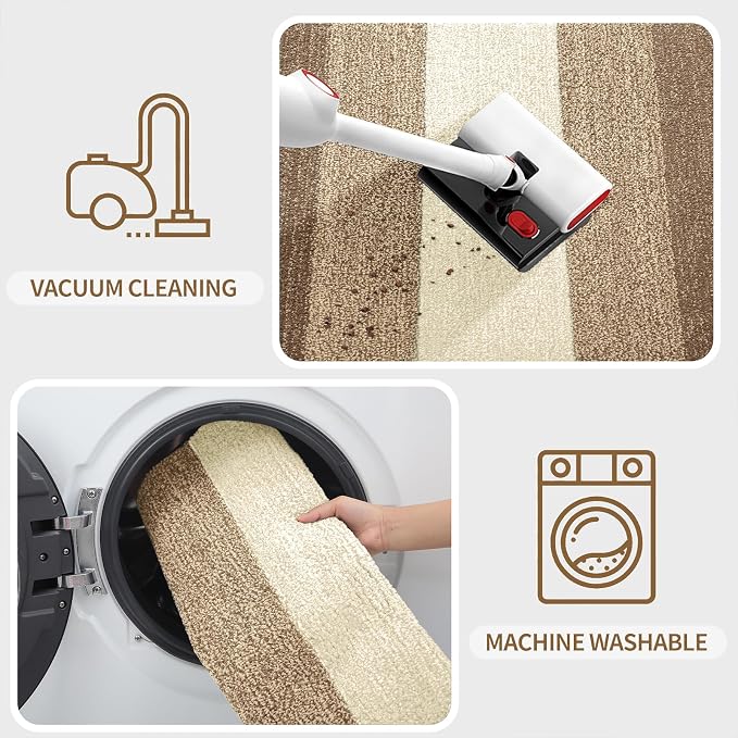 Kitinjoy Indoor Outdoor Door Mat, 32x20 Non-Slip Absorbent Dirt Trapper - Image 5