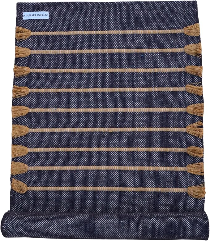 Jaipur art & Rugs Cotton Yoga Mat by JAIPURARTANDRUGS