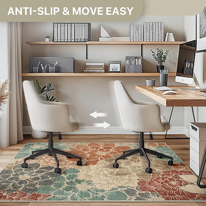 48"x72" Office Chair Mat for Hardwood Tile Floor, Under Desk Carpet Protector - Image 5