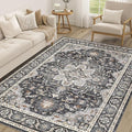 Vintage Living Room Area Rug 5x8 by COTILED
