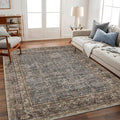 CHAMPLANT Area Rug 5'x7' Washable Rug Traditional Floor Cover Thin Retro by CHAMPLANT
