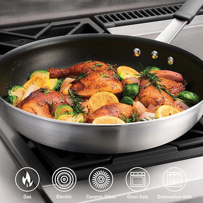 Tramontina Professional 14-Inch Non Stick Extra Large Frying Pan, Heavy-Gauge - Image 2