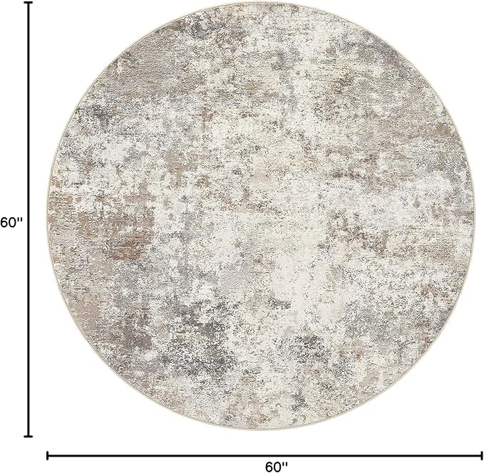UERMEI 5ft Round Area Rug Living Room Rugs - Image 2