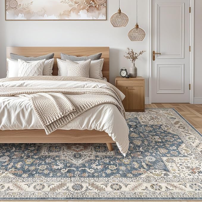 Vintage Living Room Area Rug 10x14 - Image 6