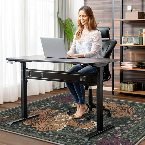 36"x60" Office Chair Mat for Hardwood Tile Floor, Under Desk Carpet Protector - Image 2