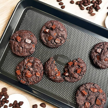 Baker's Secret Baking Sheet Pan Set, 3x Cookie Sheets - Image 6