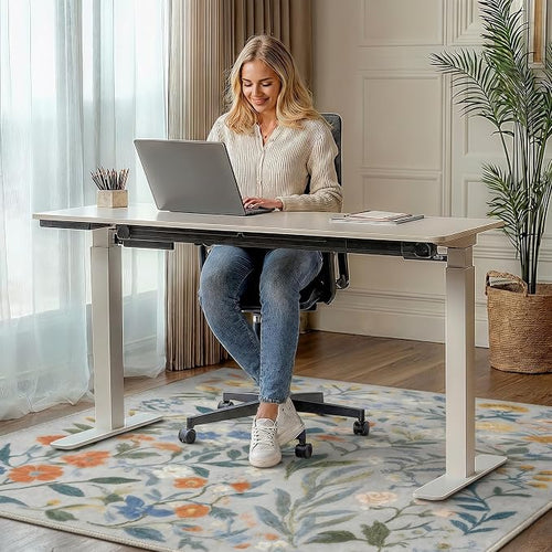 36"x48" Office Chair Mat for Hardwood Tile Floor, Under Desk Carpet Protector - Image 2