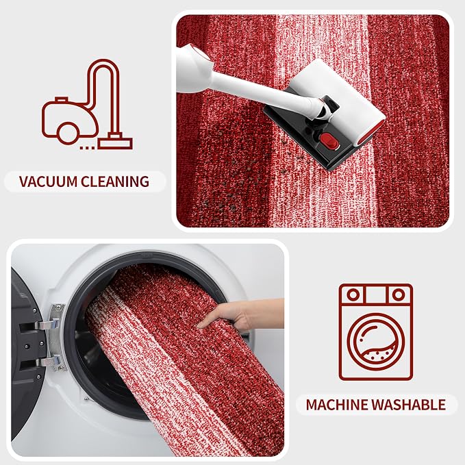 Kitinjoy Indoor Outdoor Door Mat, 45x27 Non-Slip Absorbent Dirt Trapper - Image 5