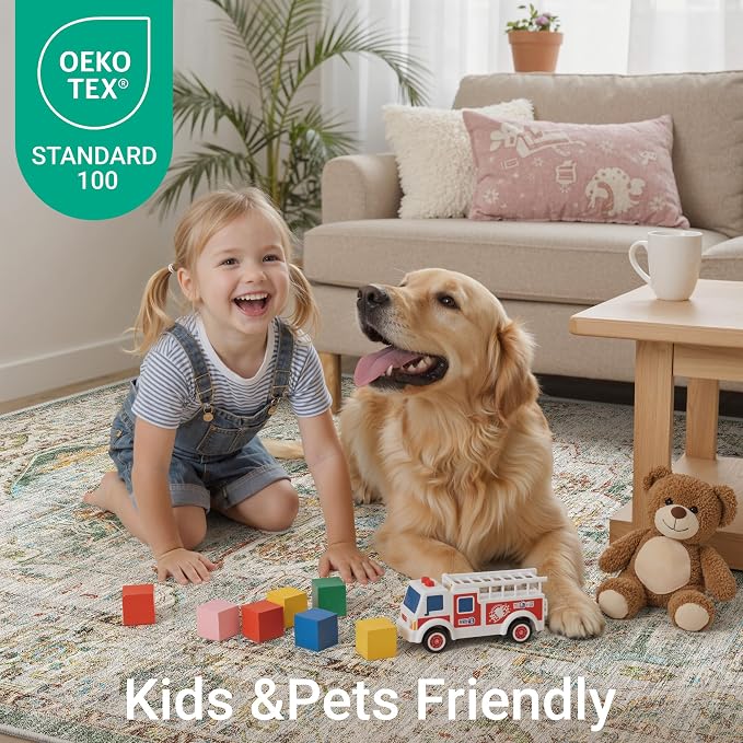 befbee Washable Rug 8x10 Area Rugs - Image 9