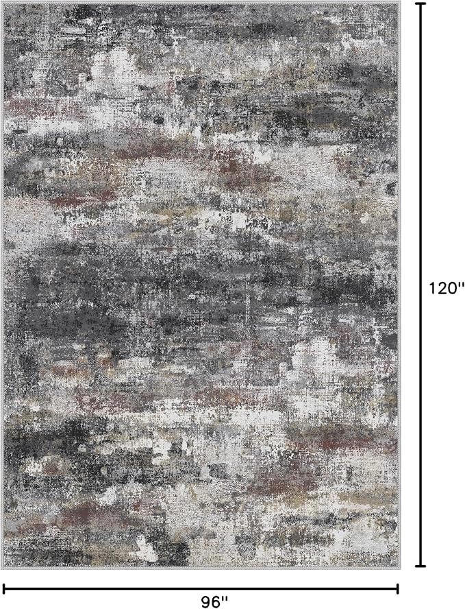 BEIMO Area Rugs 8x10 for Living Room Bedroom, Modern Abstract Machine Washable - Image 2