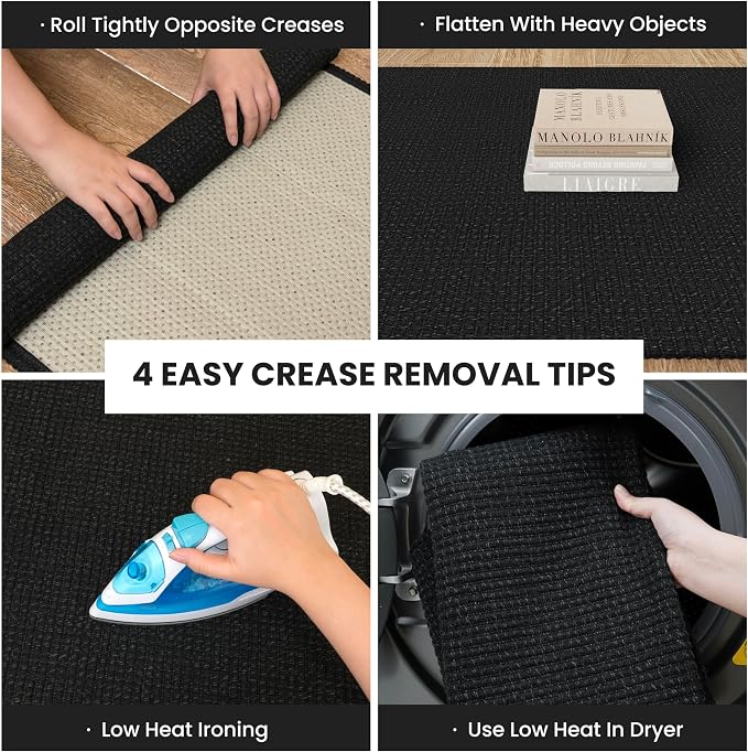 IOHOUZE Small Area Rug 2x3 Washable Woven Rugs - Image 2