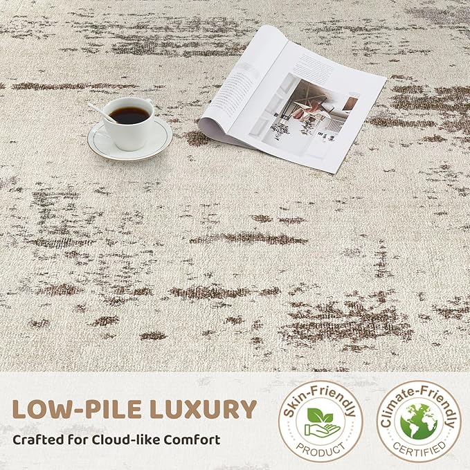 UERMEI 10x14 Washable Area Rug - Image 9