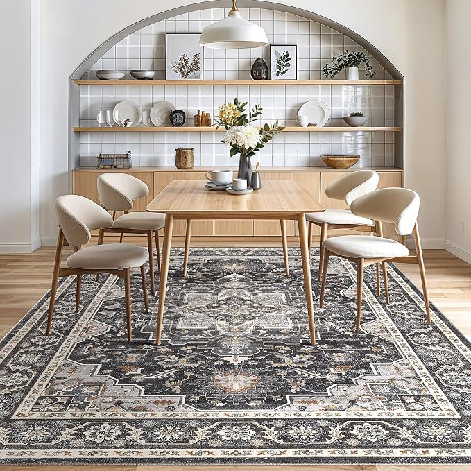 Vintage Living Room Area Rug 5x8 - Image 7