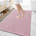 OLANLY Large Bathroom Rugs 59x35, Extra Soft Absorbent Chenille Bath Rugs by OLANLY