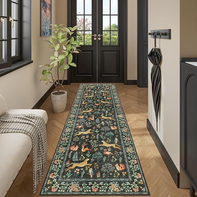 DUKINO 2x10 Rug for Hallway, Washable Kitchen Runner Rug - Image 6
