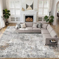 12x15 Area Rug Living Room: Washable Large Abstract Modern Soft Rugs Stain by LOONGRUG