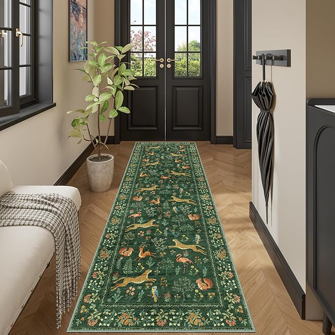 DUKINO 2x10 Rug for Hallway, Washable Kitchen Runner Rug - Image 6