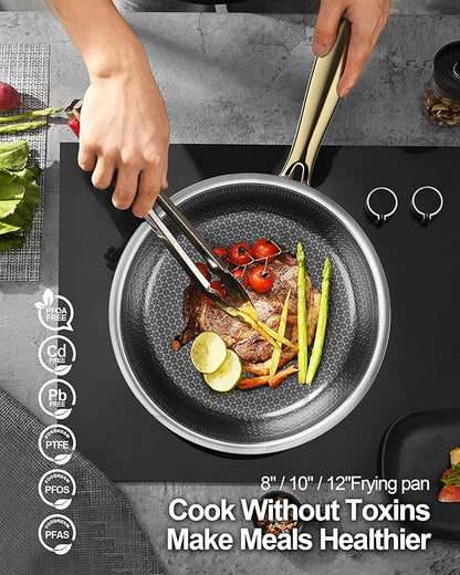 FogDream 8, Honeycomb Hybrid Nonstick Skillet - Image 2