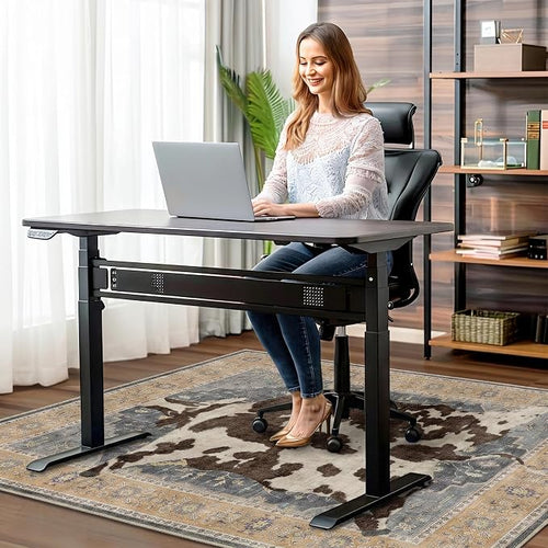 36"x60" Office Chair Mat for Hardwood Tile Floor, Under Desk Carpet Protector - Image 2