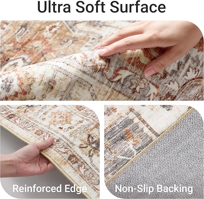 2'6" x 12'Non Slip Runner Rugs - Image 3