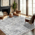 CHAMPLANT Washable Area Rug 10'x14' Boho Design Non-Shedding Easy Care Ideal by CHAMPLANT
