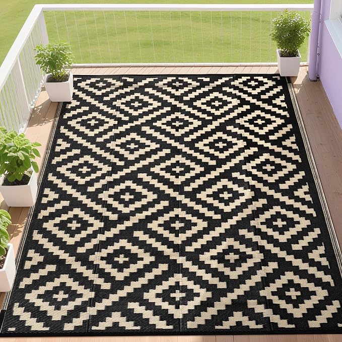 RURALITY Outdoor Rugs 8x10 Feet by RURALITY