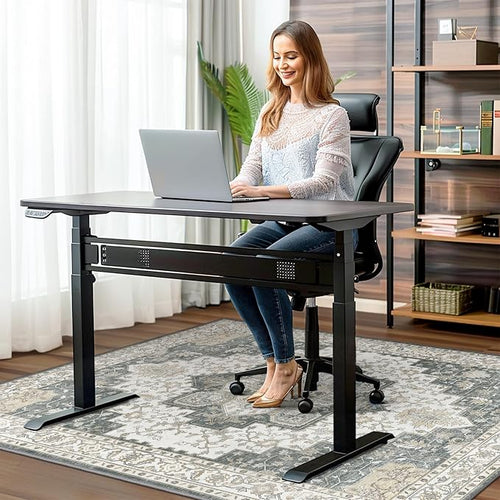 36"x60" Office Chair Mat for Hardwood Tile Floor, Under Desk Carpet Protector - Image 2
