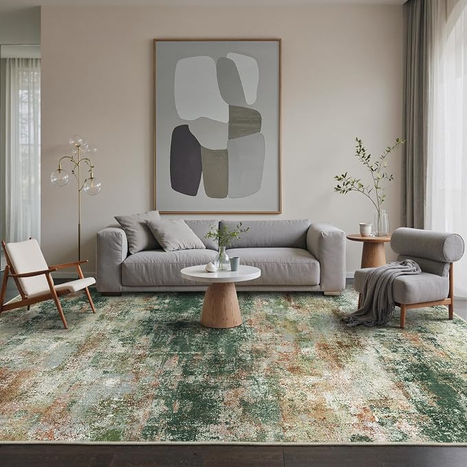 BEIMO Area Rugs 5x7 for Living Room Bedroom, Modern Abstract Machine Washable - Image 3
