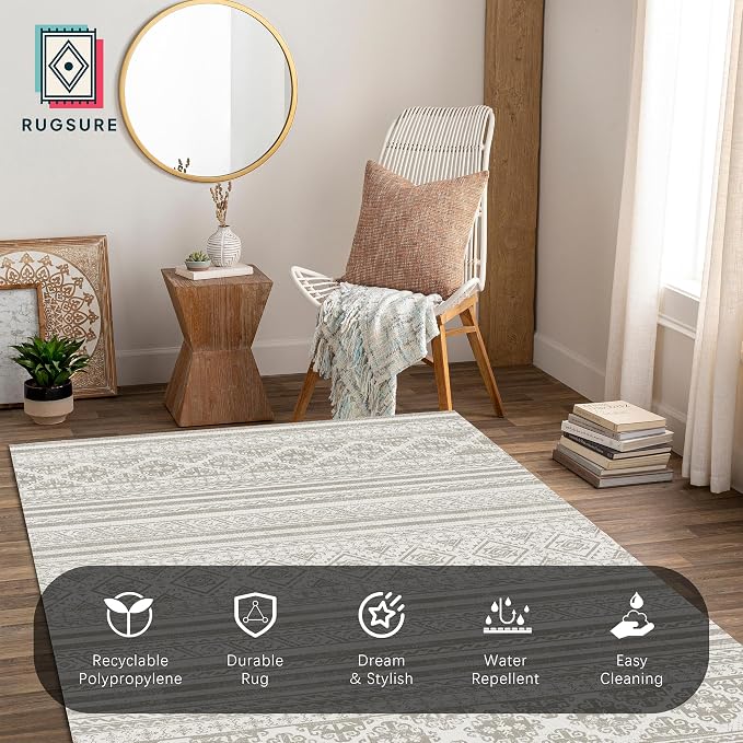 RUGSURE Washable Area Rugs 5' x 7' - Image 4