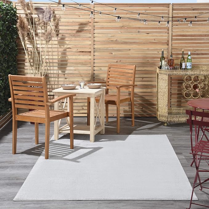 Nourison Home Nourison Essentials Silver Grey 5' x 8' Area Rug - Image 4