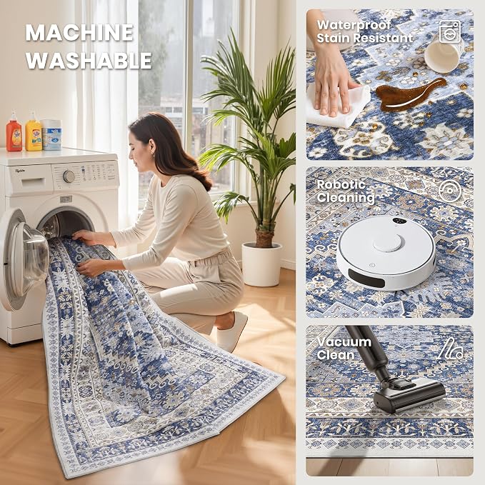 zesthome 3x20 Washable Runner Rug - Image 6