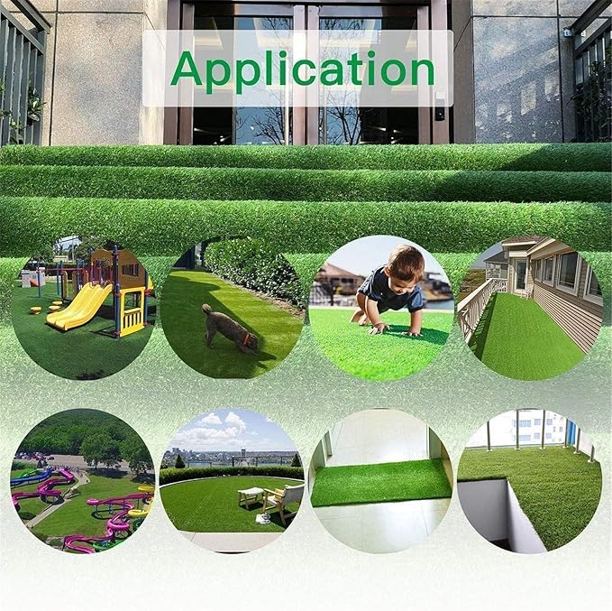 LITA Realistic Artificial Grass Turf Lawn Customized Size 12 x 13 Feet - Image 7
